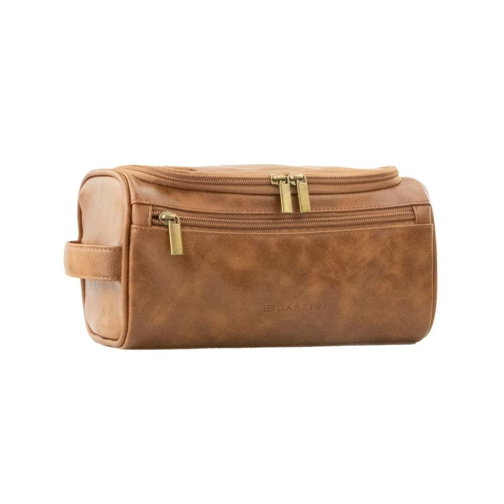 Toiletry Bag - Cognac Leather