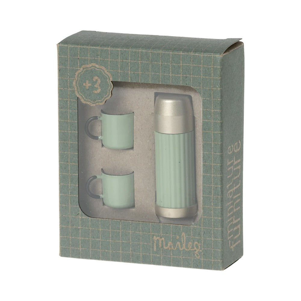 Thermos and cups - Mint