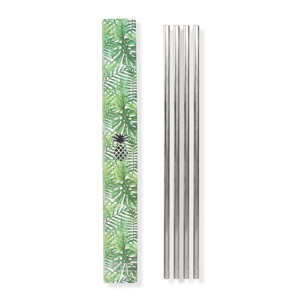 Silver plated straw (set of 4)