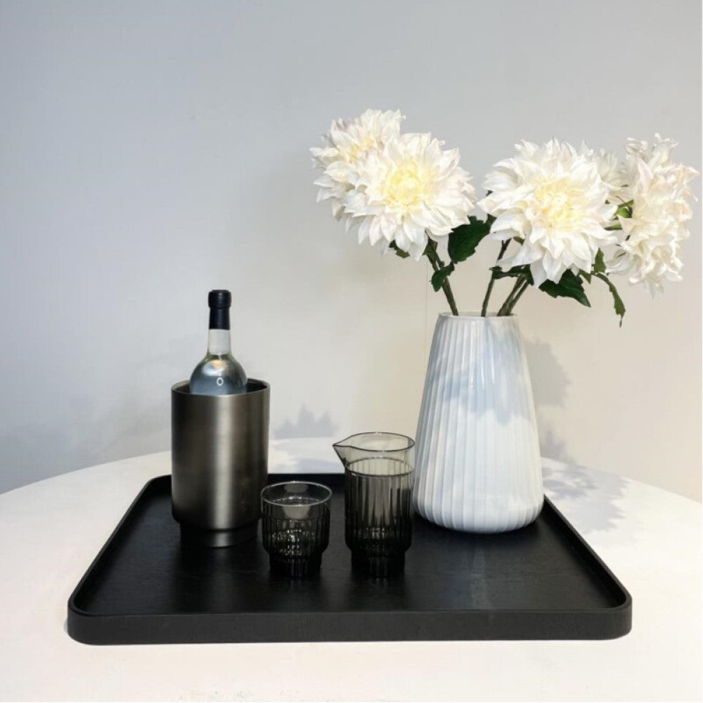 Serve Rectangular - Black - 60x46cm