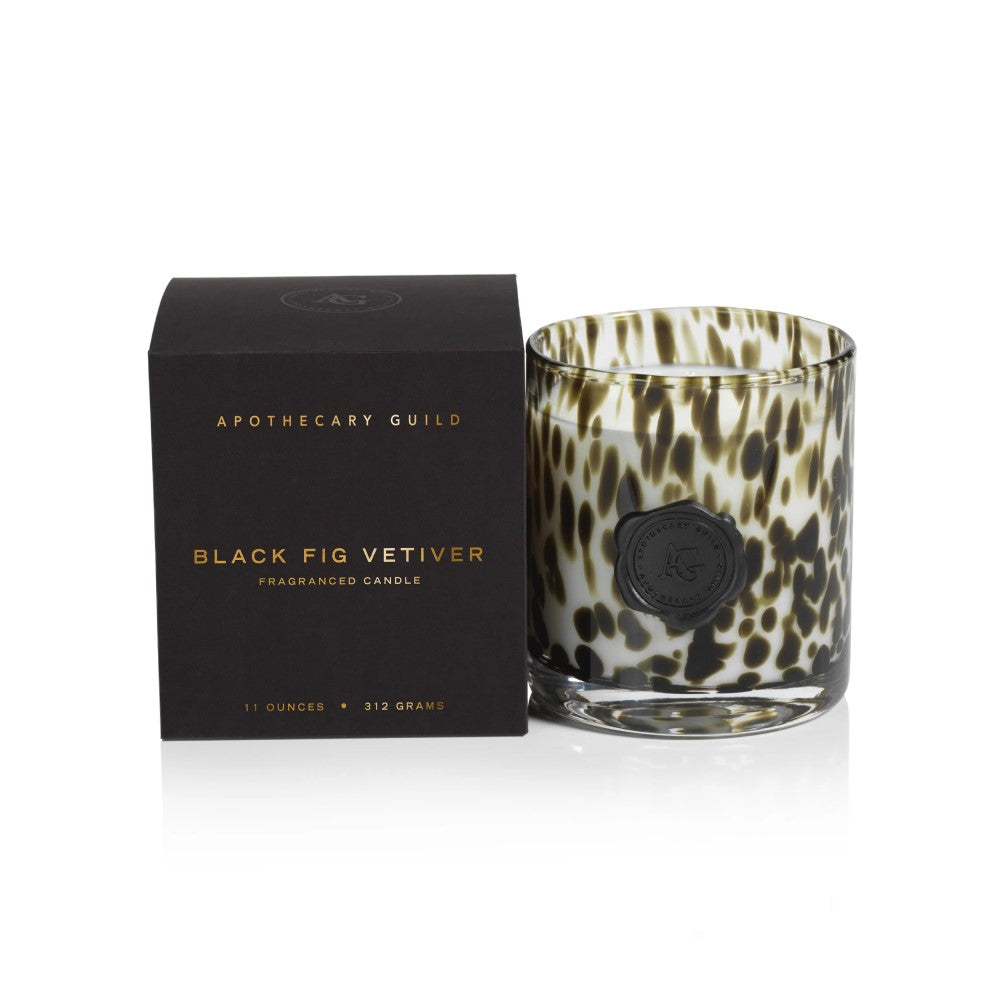 Apothecary candle jar - Black Fig Vetiver