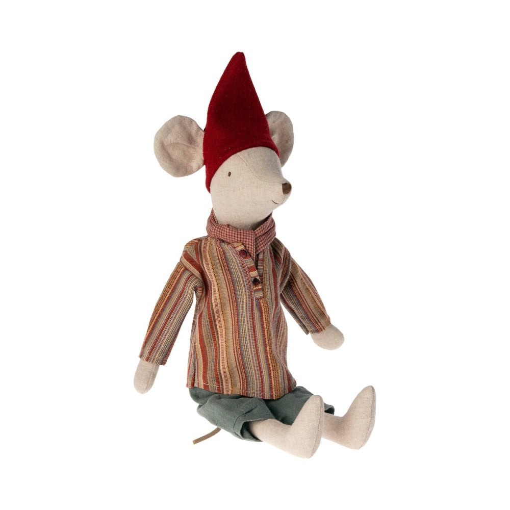 Christmas Mouse with Scarf, Medium  - Boy