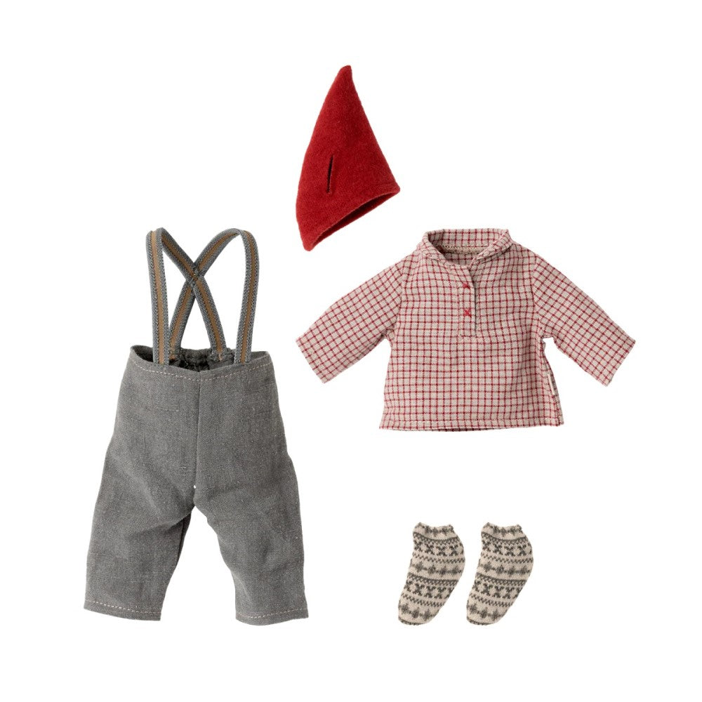 Christmas Mouse in Overall, Medium  - Boy