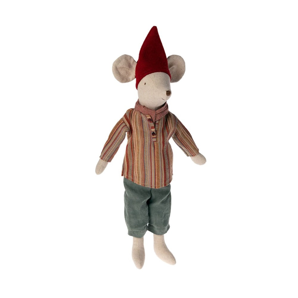 Christmas Mouse with Scarf, Medium  - Boy