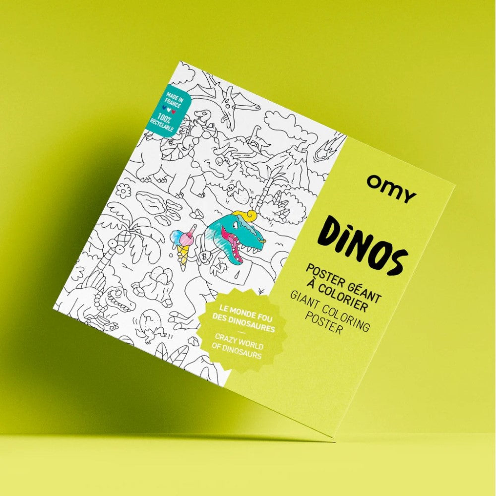 Coloring Poster - Dinos 100x70