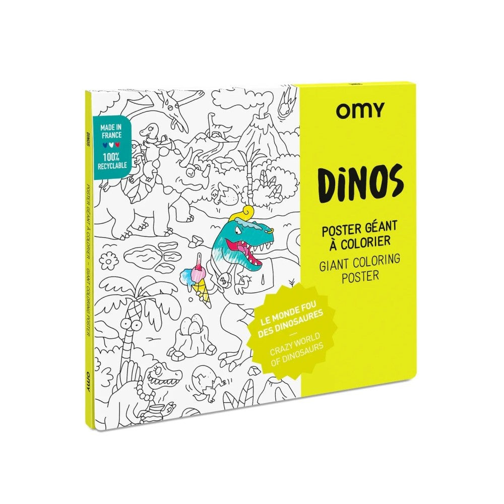 Coloring Poster - Dinos 100x70