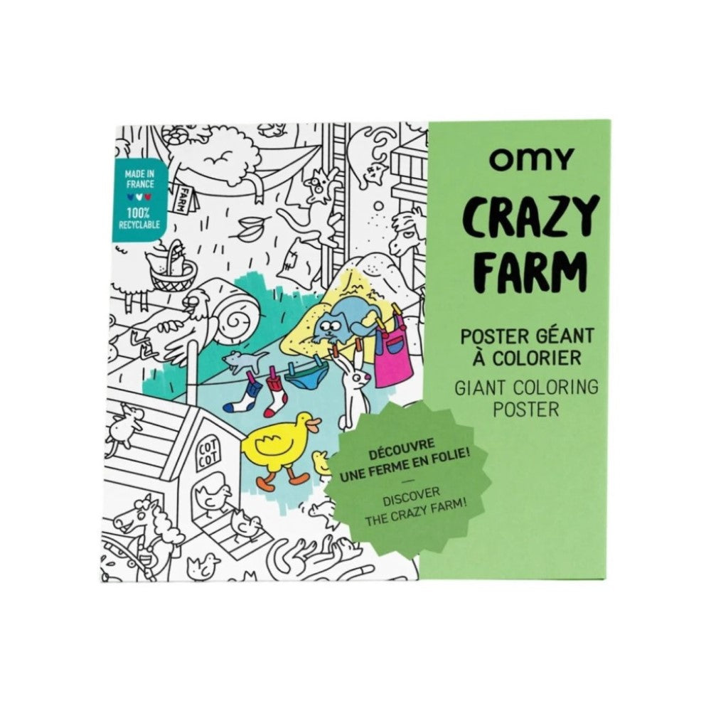 Coloring Poster - Farm 100 x 70