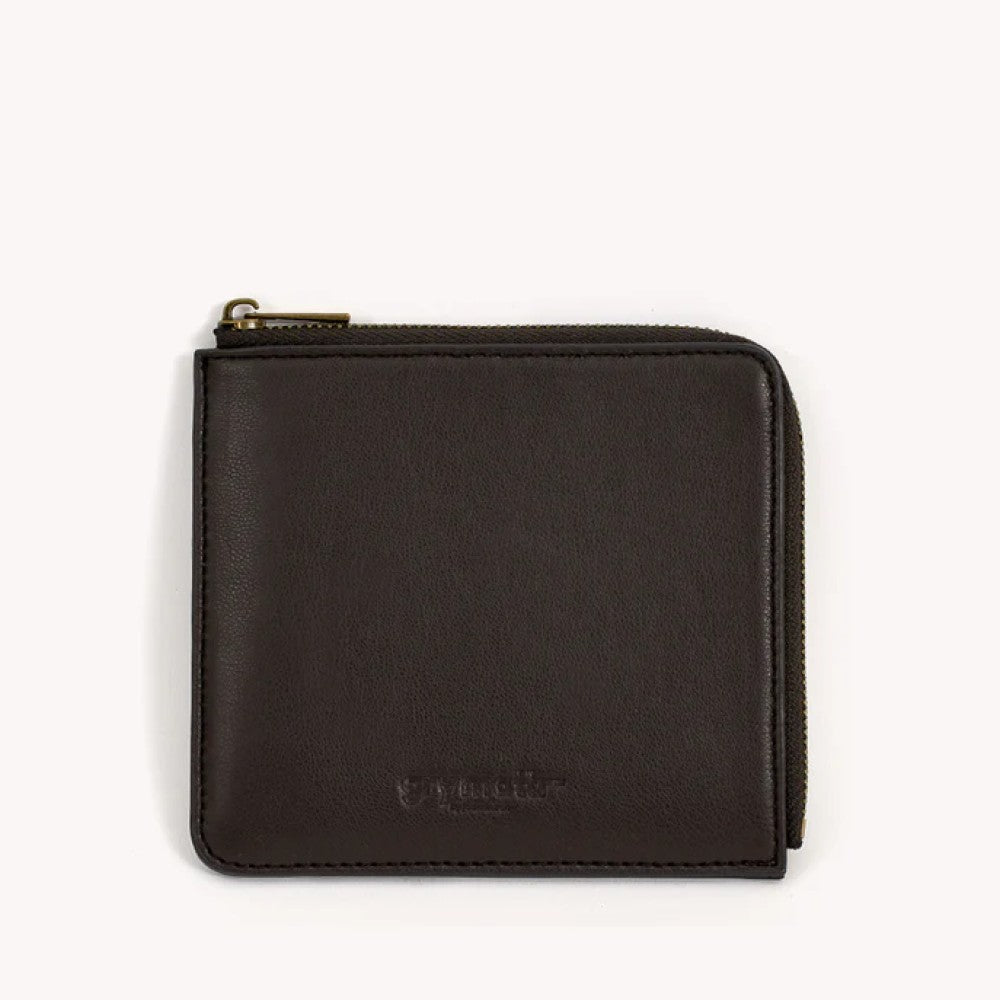 Vegan Leather Zipper Wallet