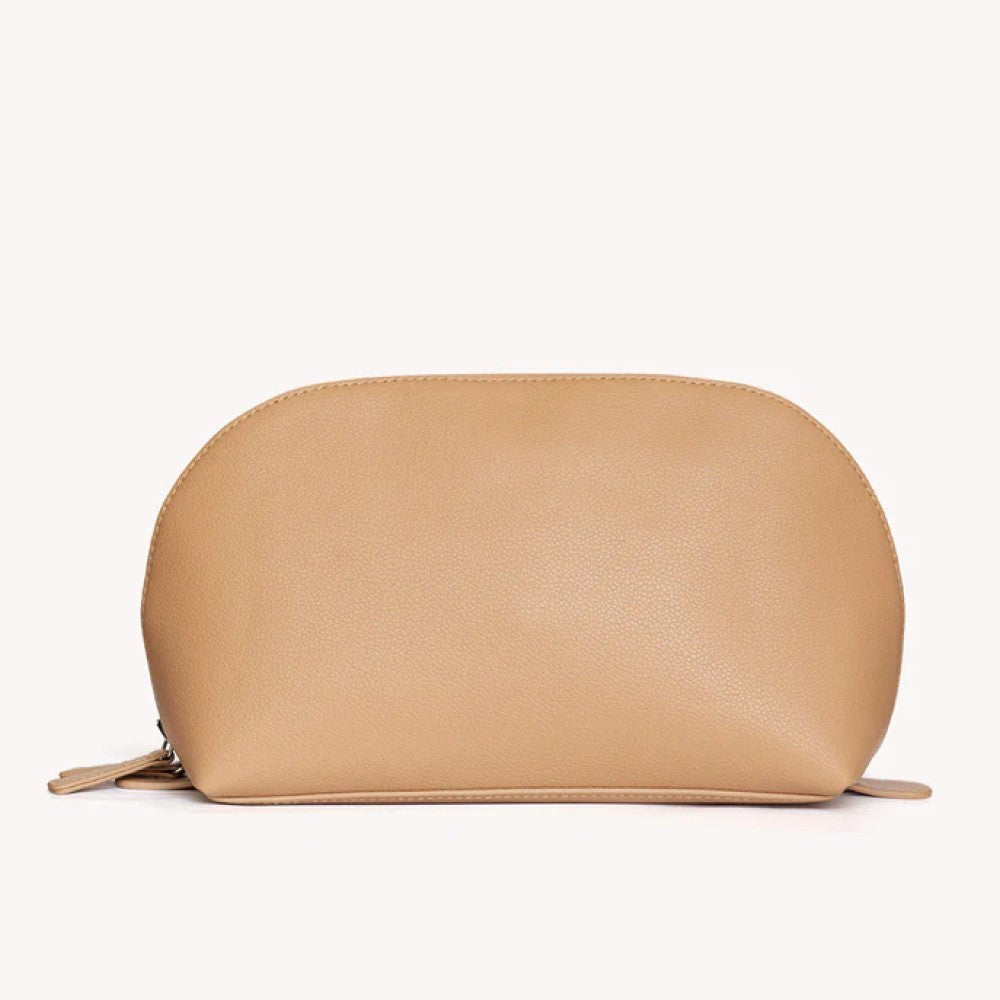 Vegan Leather Domed Pouch Large