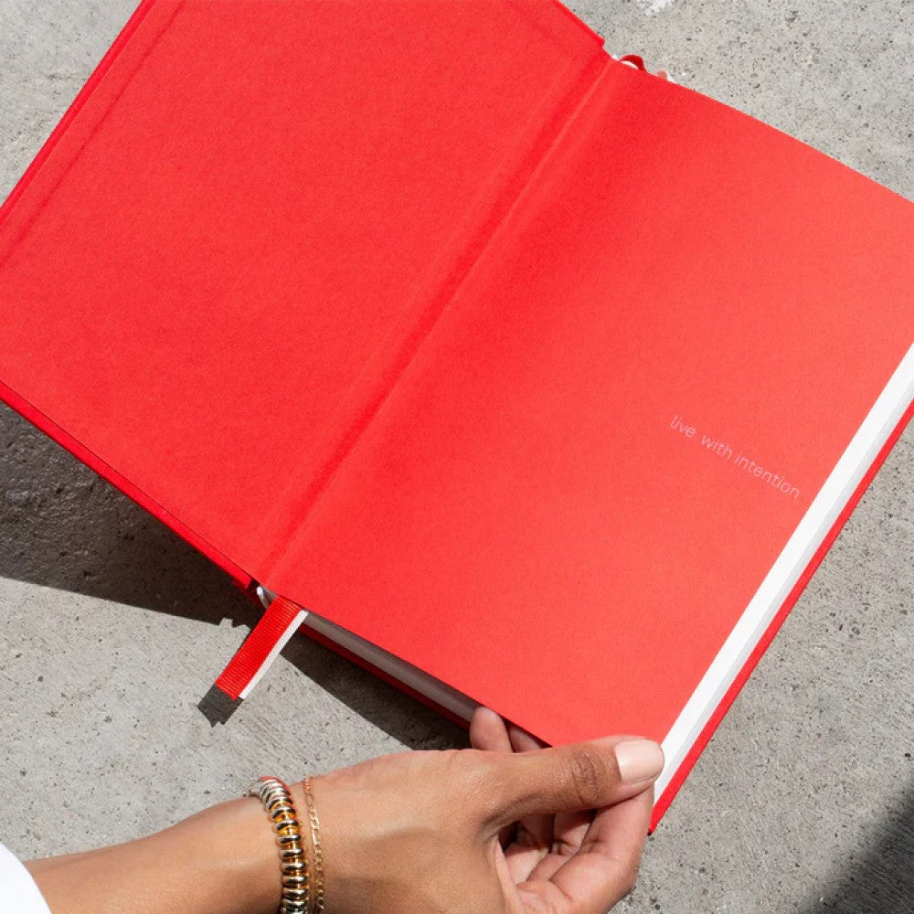 Essential Linen Notebook - Poppy