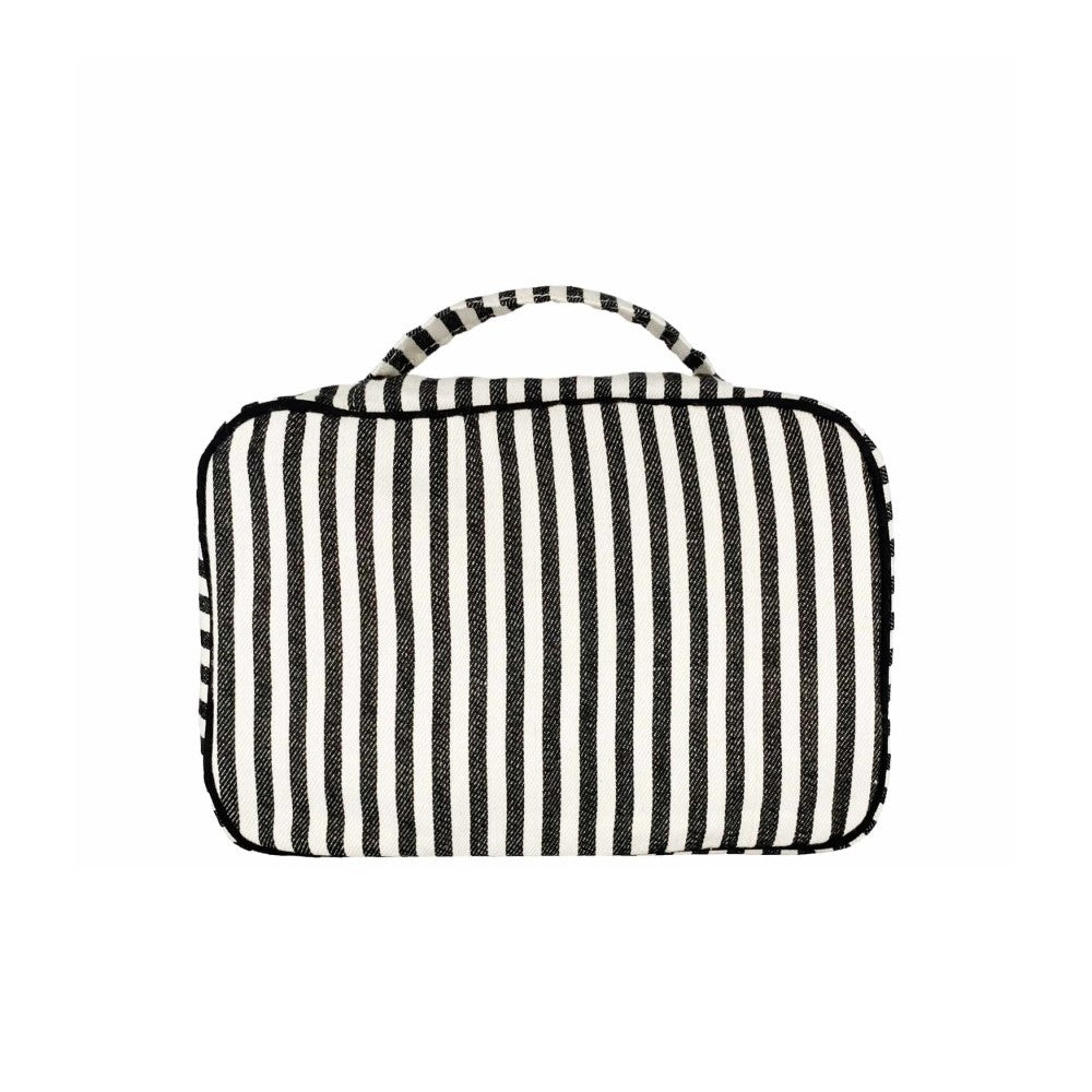 Folding/ hanging toiletry case - Striped