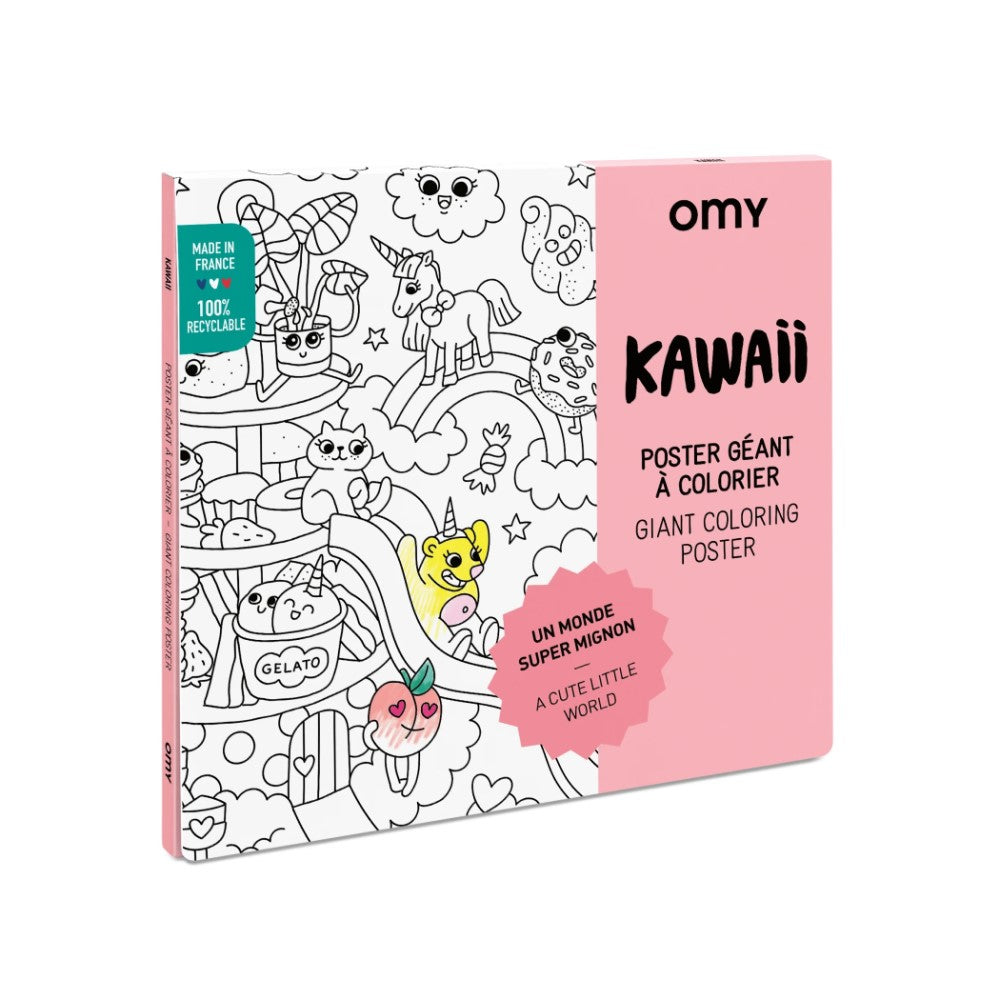 Coloring Poster - Kawaii 100x70