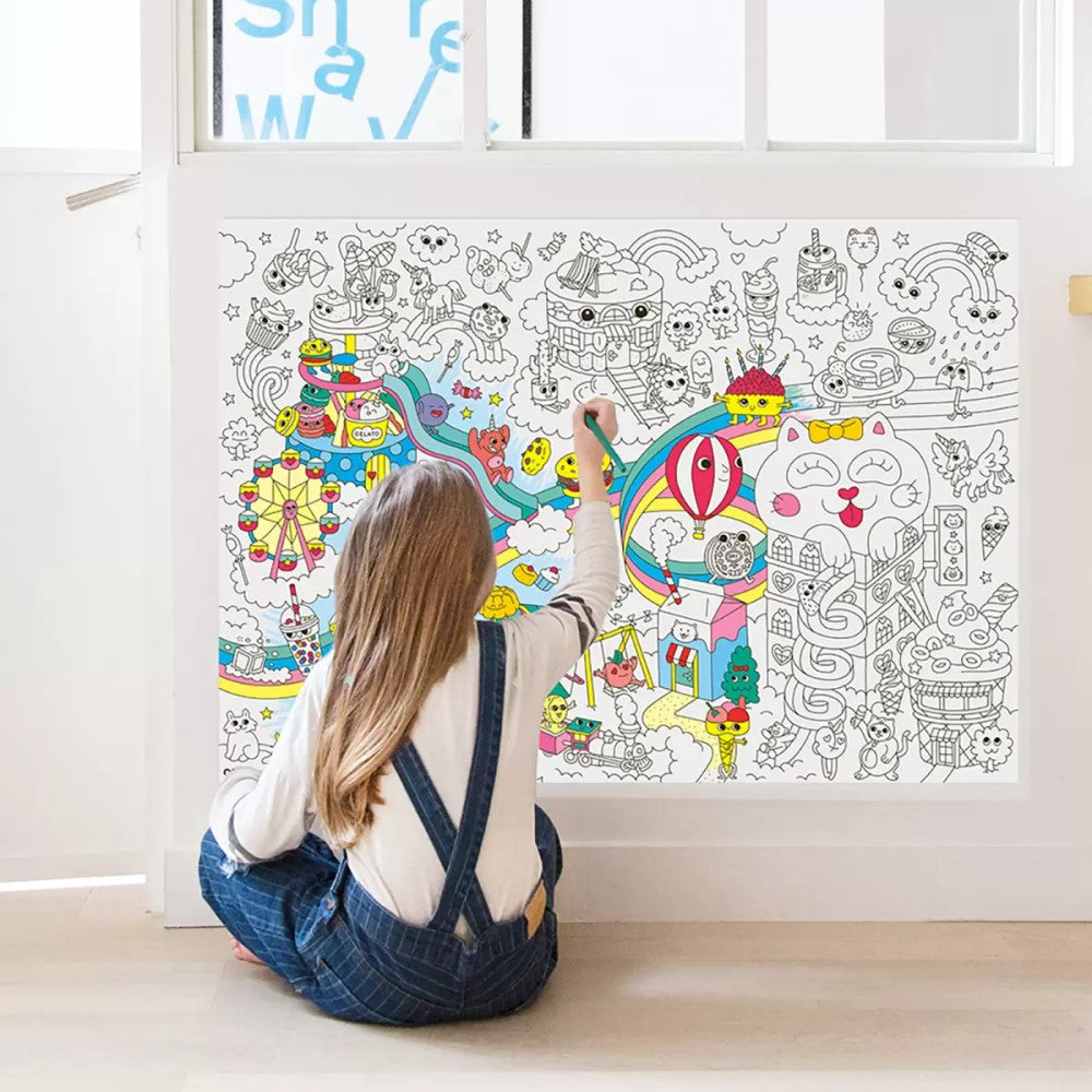 Coloring Poster - Kawaii 100x70