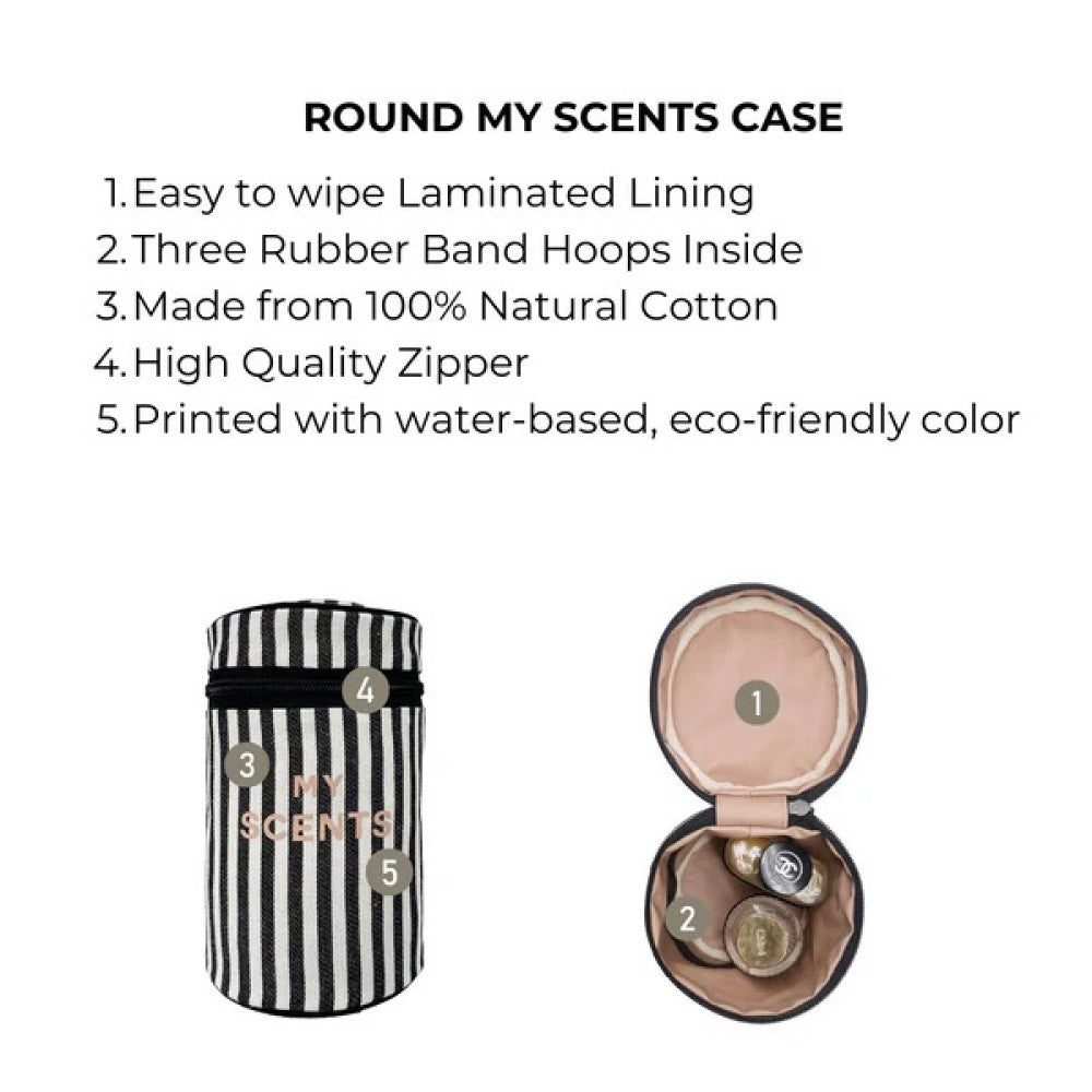 Round My Scents case - Striped