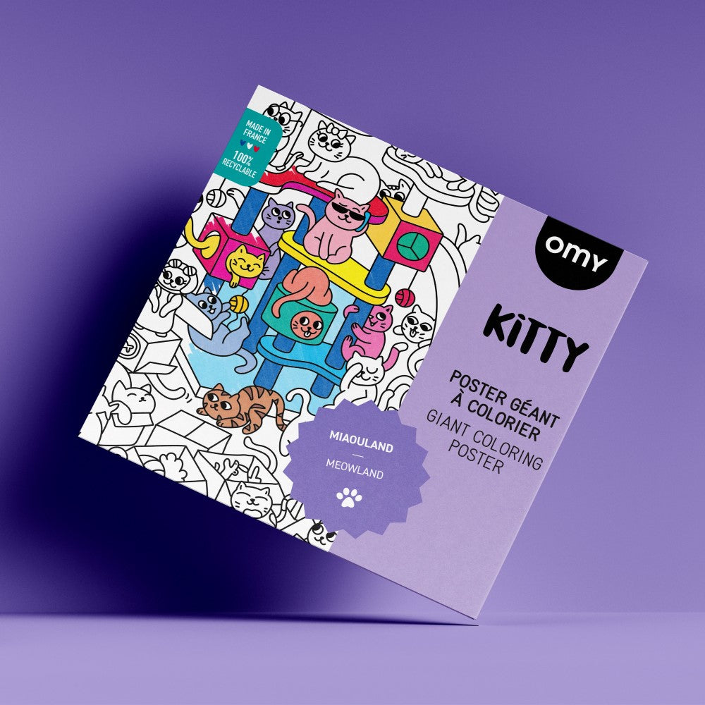 Coloring Poster - Kitty 100x70