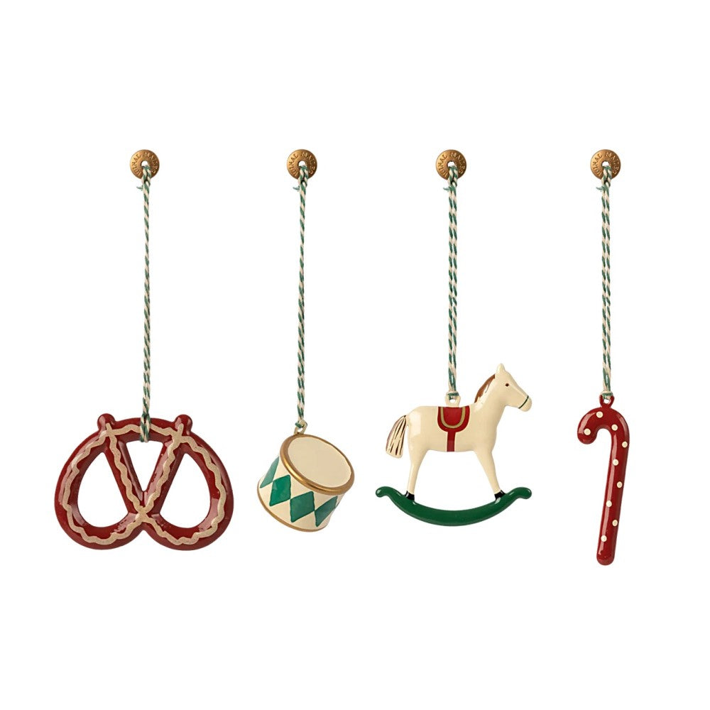 Metal Ornament Set - Peter&#39;s Christmas / Green