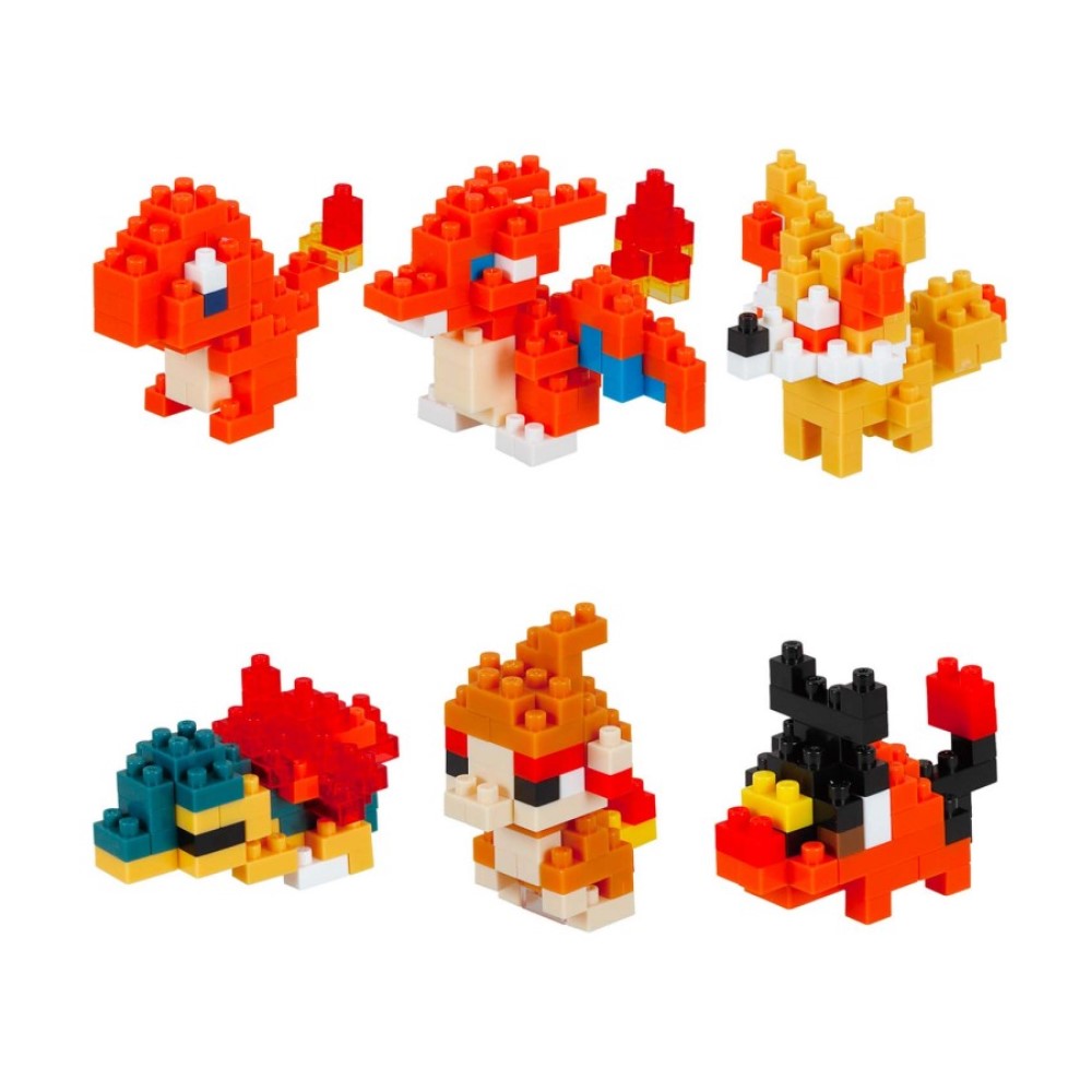 Nanoblock - Pokemon Gift Box/ Fire