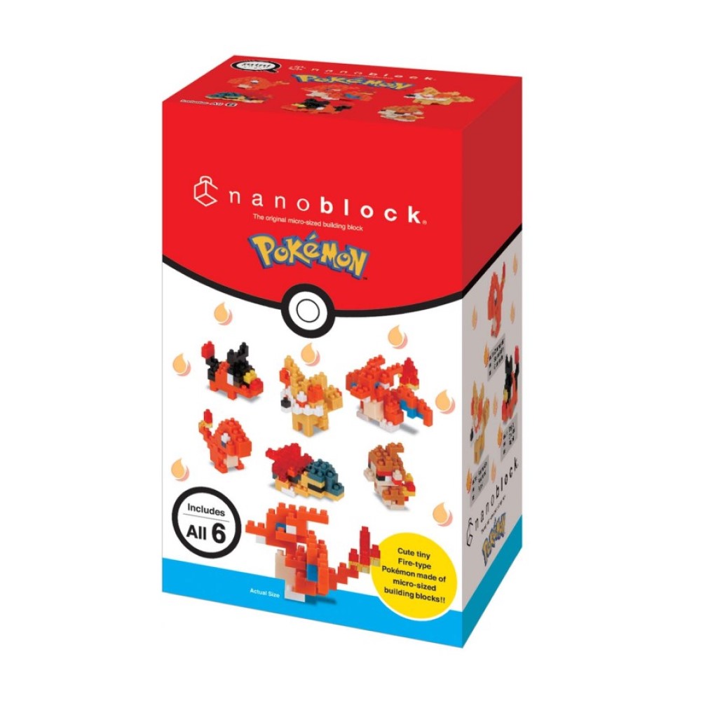 Nanoblock - Pokemon Gift Box/ Fire