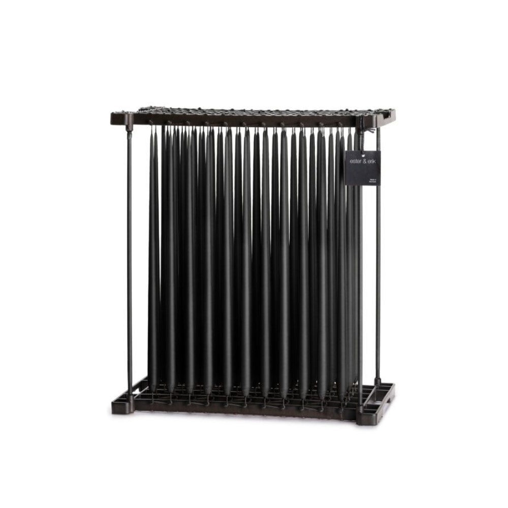 Slim Candles - 42cm - Raw Black