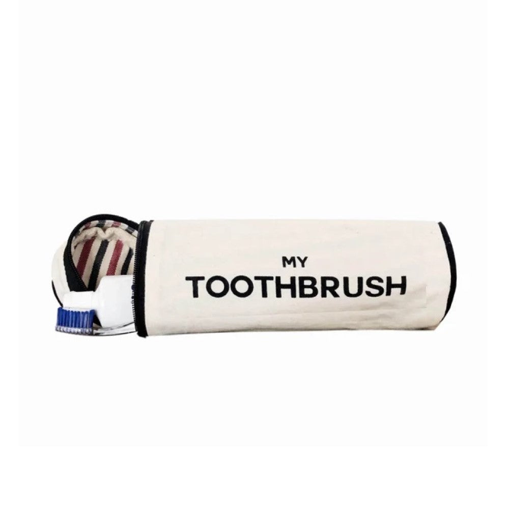 Toothbrush travel case - Cream