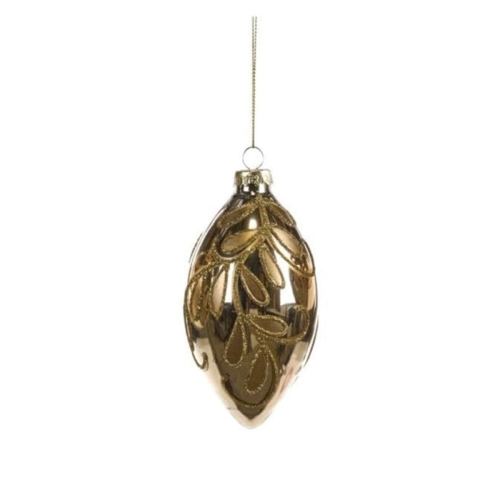 Glass Leaf Vine Ball