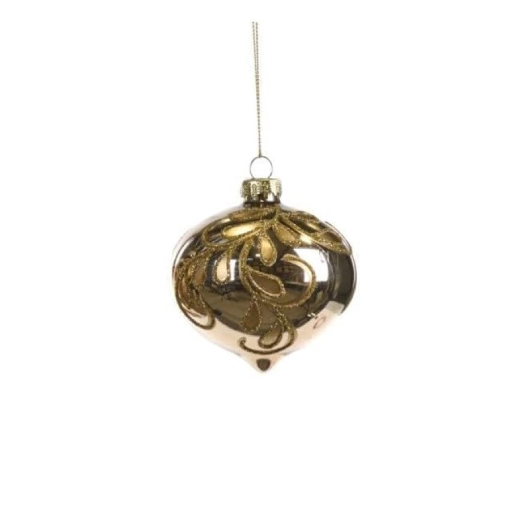 Glass Leaf Vine Ball