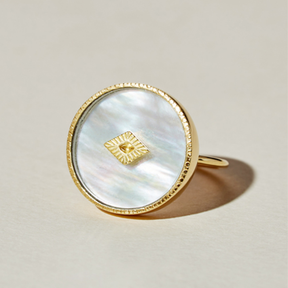 &#39;Sanja&#39; Ring Mother of Pearl