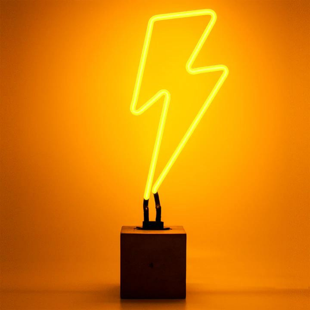 &#39;Bolt&#39; Neon Sign