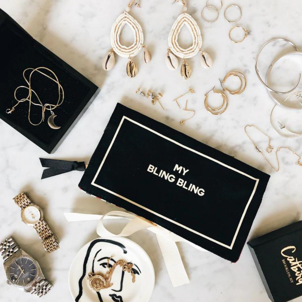 Jewelry Case bling bling black