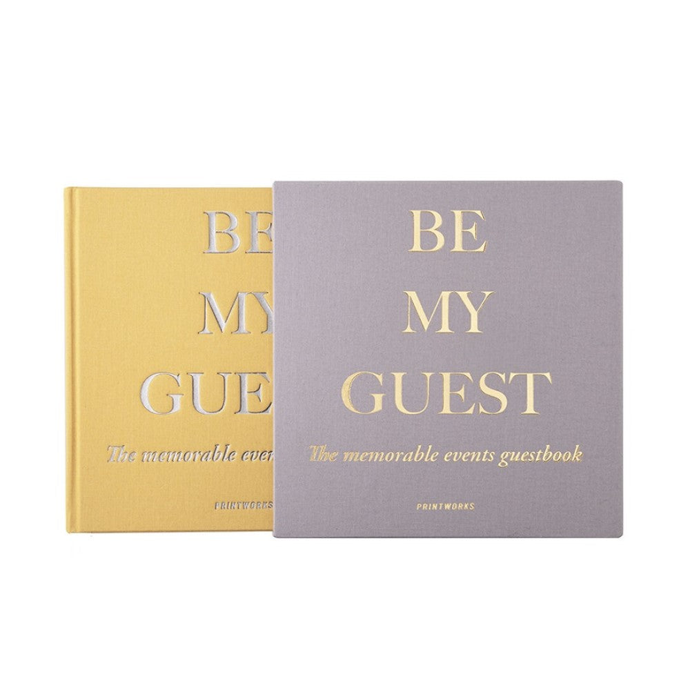 Guest Book (Beige/Yellow)