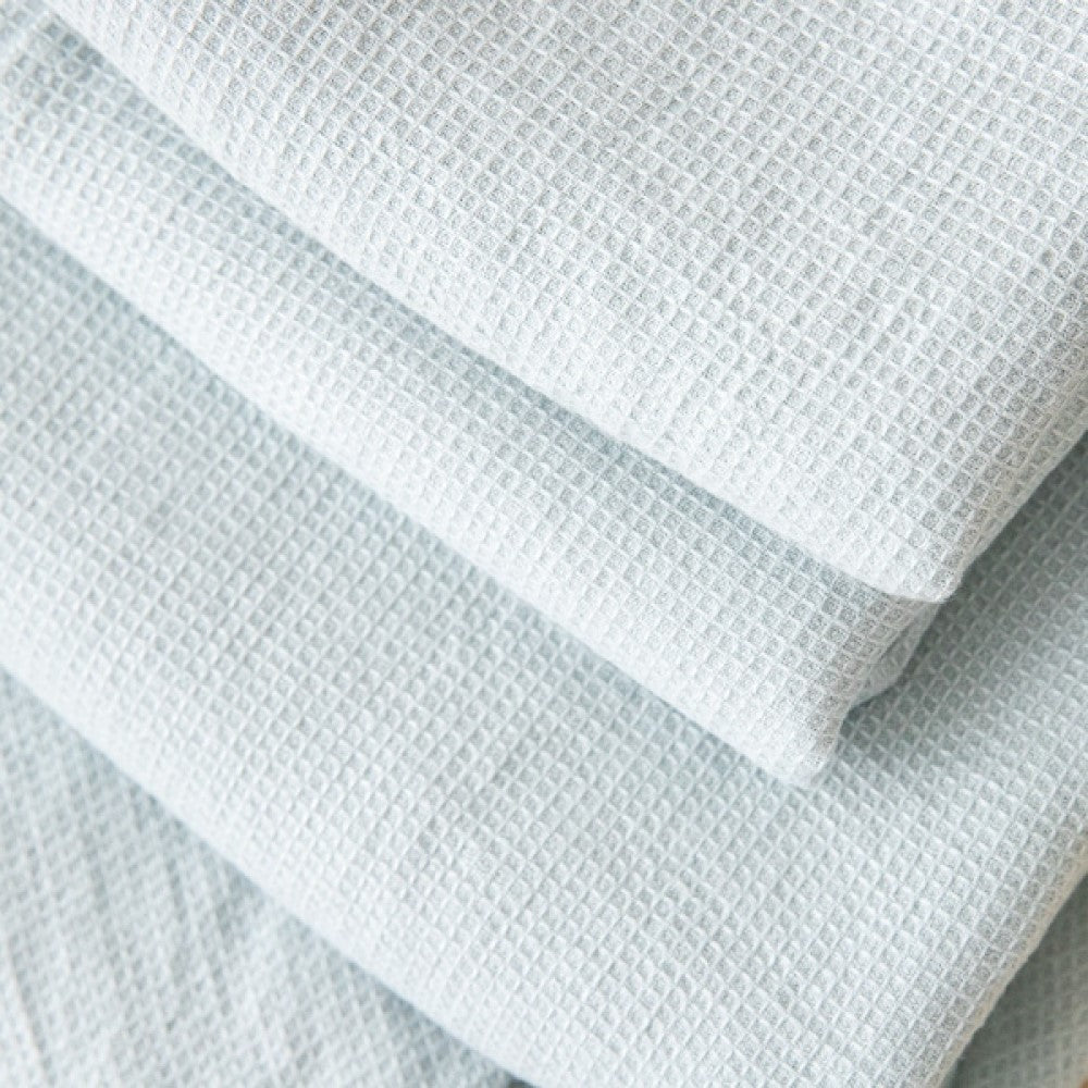 Waffle Bath towel - Washed Ice Blue linen