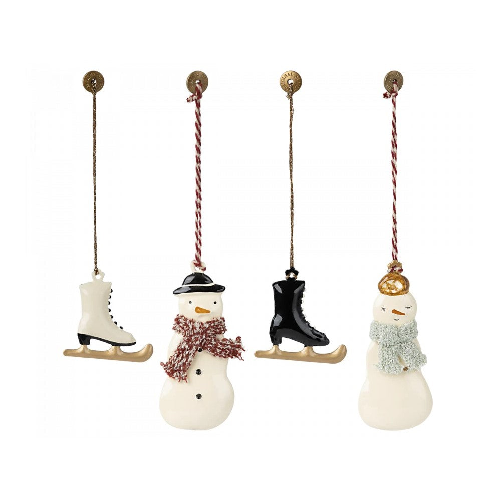 Metal Ornament Set- Winter Wonderland