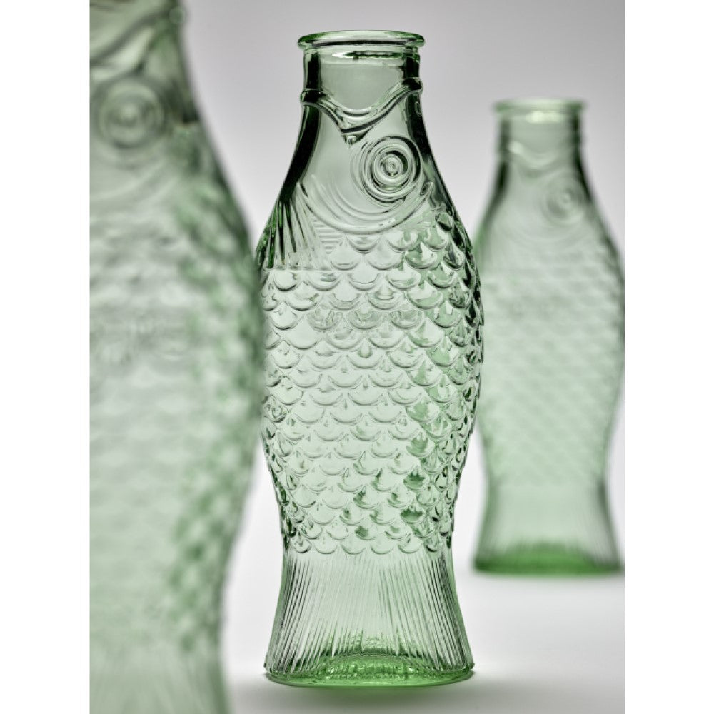 Botella Transparente verde Fish&amp;Fish