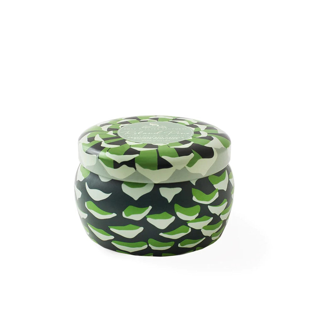 Roland Pine 3oz Small Tin Soy Candle