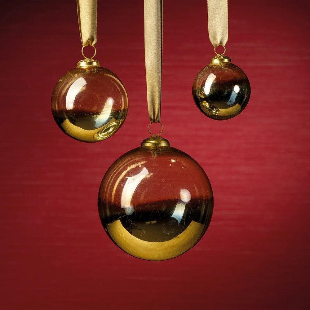 Ombre Luster Ornament - Gold