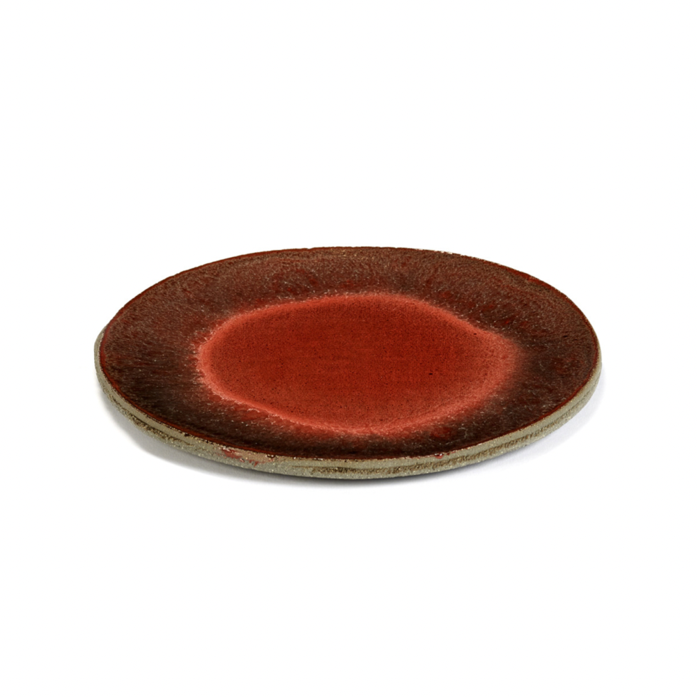 Plate Red Patch Medium