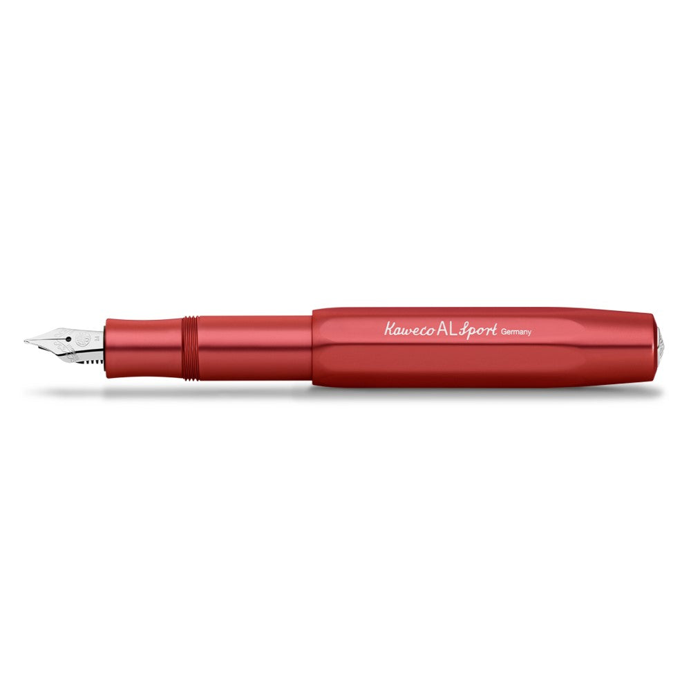 Al Sport Fountain Pen - Deep Red